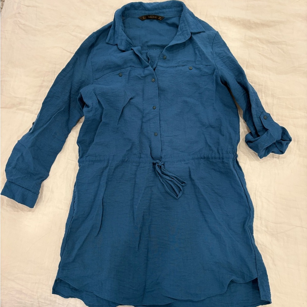 Zara Basics Mini Shirtdress